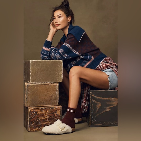 NWOB Birkenstock Boston Teddy Clogs Size 36 - Picture 2 of 4